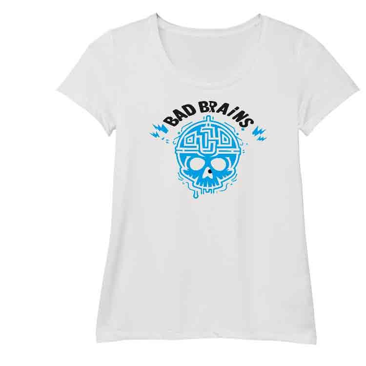 Bad Brains Camiseta O-Neck - Blanco, S | | Historia Nuestra | Historia Nuestra