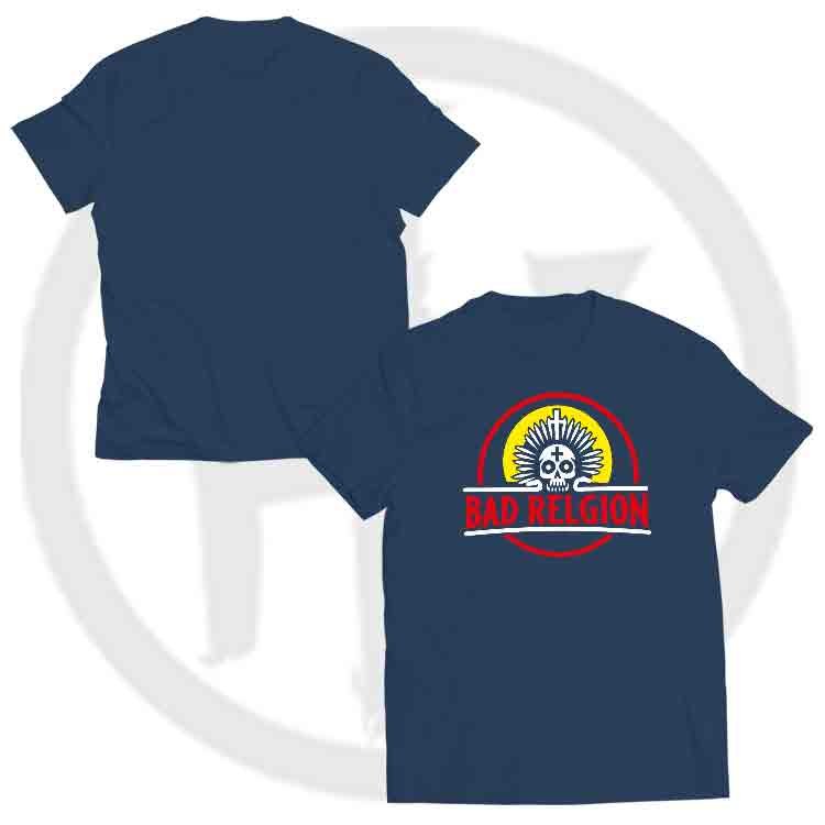 Bad Religion Camiseta O-Neck - Azul marino, S | | Historia Nuestra | Historia Nuestra