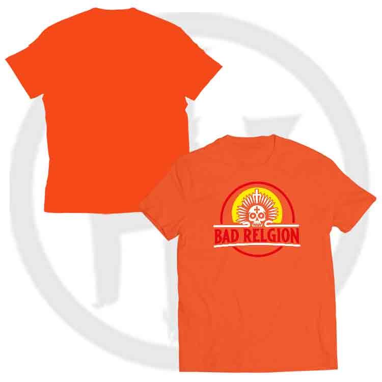 Bad Religion Camiseta O-Neck - Naranja, S | | Historia Nuestra | Historia Nuestra