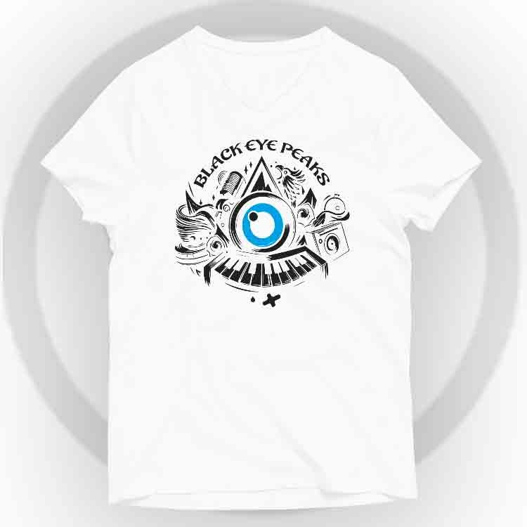 Blak eye peaks Camiseta V-Neck - Blanco, S | | Historia Nuestra | Historia Nuestra