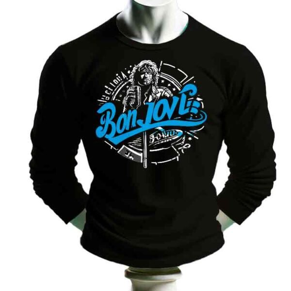 Bon Jovi Camiseta, Camiseta Manga larga Hombre Bon Jovi, Camiseta Manga larga loca Bon Jovi, Camiseta Manga larga Moderna Bon JoviCamisetas Historia Nuestra, Camiseta Manga larga Unisex Bon Jovi, Camiseta Manga larga urbana Bon Jovi | Historia Nuestra