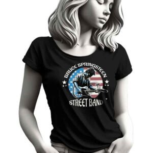 Bruce Springsteen Camiseta, Camiseta clásica entallada mujer Bruce Springsteen, Camiseta clásica entallada mujer Moderna Bruce SpringsteenCamisetas Historia Nuestra, Camiseta clásica entallada mujer urbana Bruce Springsteen, Camiseta entallada mujer loca Bruce Springsteen | Historia Nuestra