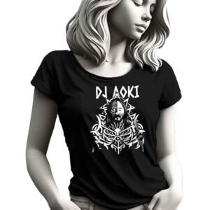 Camiseta clásica entallada mujer Dj Aoki, Camiseta clásica entallada mujer Moderna Dj AokiCamisetas Historia Nuestra, Camiseta clásica entallada mujer urbana Dj Aoki, Camiseta entallada mujer loca Dj Aoki, Dj Aoki Camiseta | Historia Nuestra