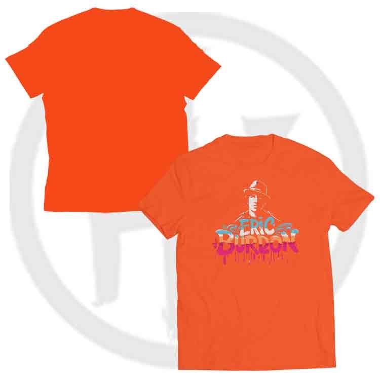 Eric Burdon Camiseta O-Neck - Naranja, S | | Historia Nuestra | Historia Nuestra