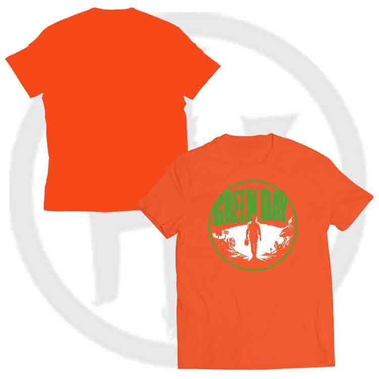 Green Day Camiseta O-Neck - Naranja, S | | Historia Nuestra | Historia Nuestra