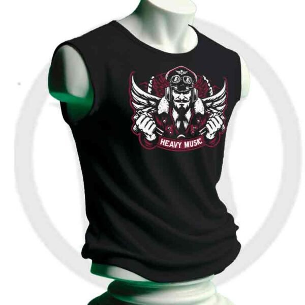 Camiseta Sin Mangas Hombre Heavy Music, Camiseta Sin Mangas locas Heavy Music, Camiseta Sin Mangas Modernas Heavy MusicCamisetas Historia Nuestra, Camiseta Sin Mangas Unisex Heavy Music, Camiseta Sin Mangas urbanas Heavy Music, Heavy Music Camiseta | Historia Nuestra