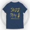 Jazz Band Camiseta V-Neck - Azul marino, S | | Historia Nuestra | Historia Nuestra