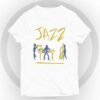 Jazz Band Camiseta V-Neck - Blanco, S | | Historia Nuestra | Historia Nuestra