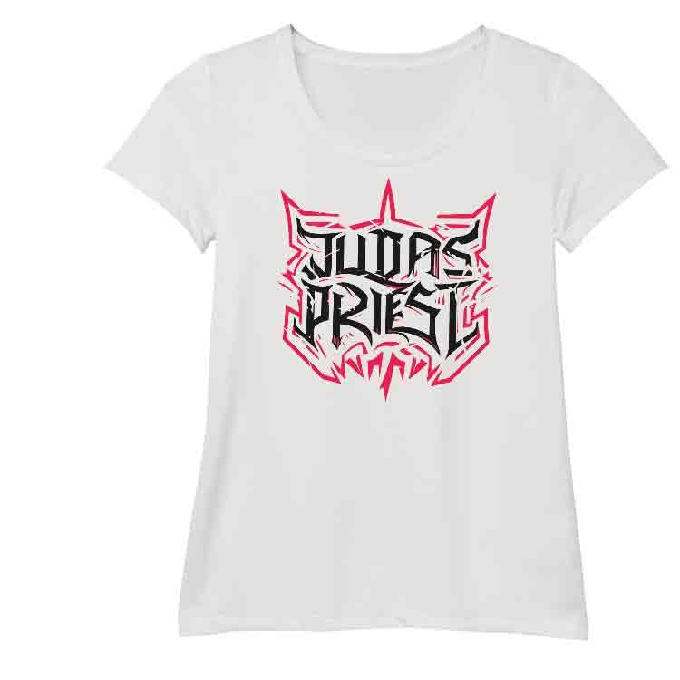 Judas Priest Camiseta O-Neck - Blanco, S | | Historia Nuestra | Historia Nuestra