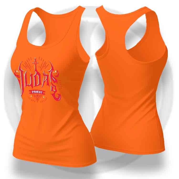 Judas Priest Camiseta Tanktop - Naranja, S | | Historia Nuestra | Historia Nuestra