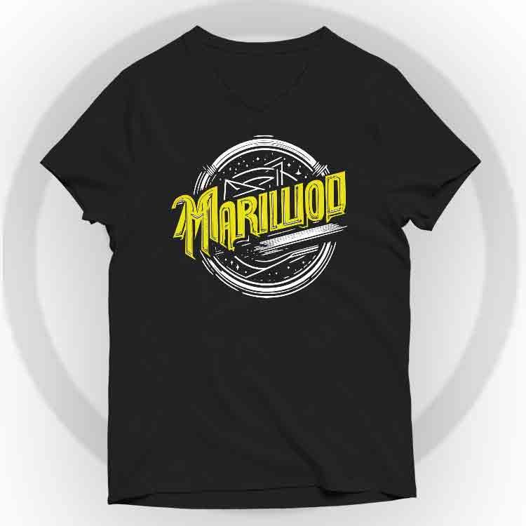 Marillion Camiseta V-Neck - Negro, S | | Historia Nuestra | Historia Nuestra