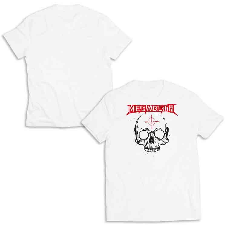 Megadeth Camiseta O-Neck - Blanco, S | | Historia Nuestra | Historia Nuestra