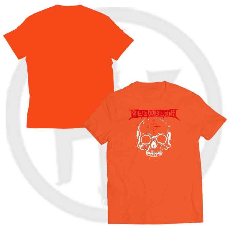 Megadeth Camiseta O-Neck - Naranja, S | | Historia Nuestra | Historia Nuestra