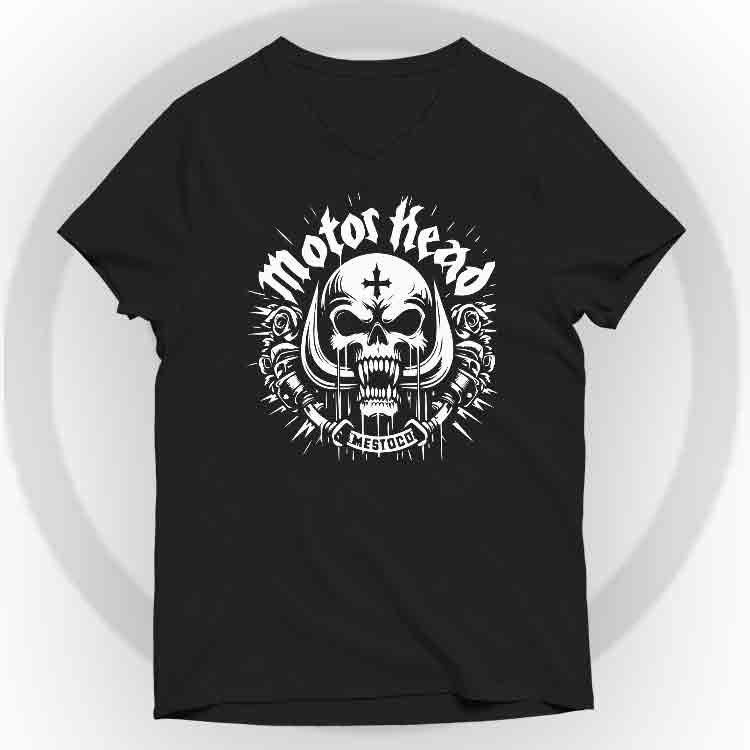 MotorHead Camiseta V-Neck - Negro, S | | Historia Nuestra | Historia Nuestra