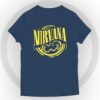 Nirvana Camiseta V-Neck - Azul marino, S | | Historia Nuestra | Historia Nuestra