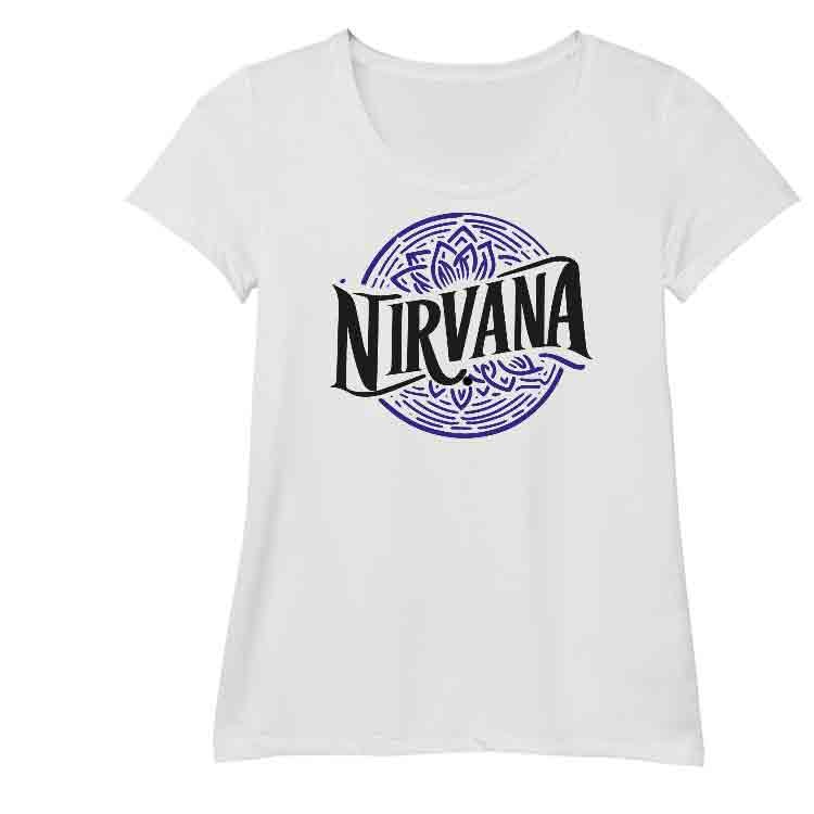 Nirvana Camiseta O-Neck - Blanco, S | | Historia Nuestra | Historia Nuestra