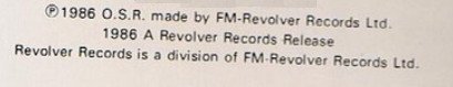 FM-Revolver Records Ltd.