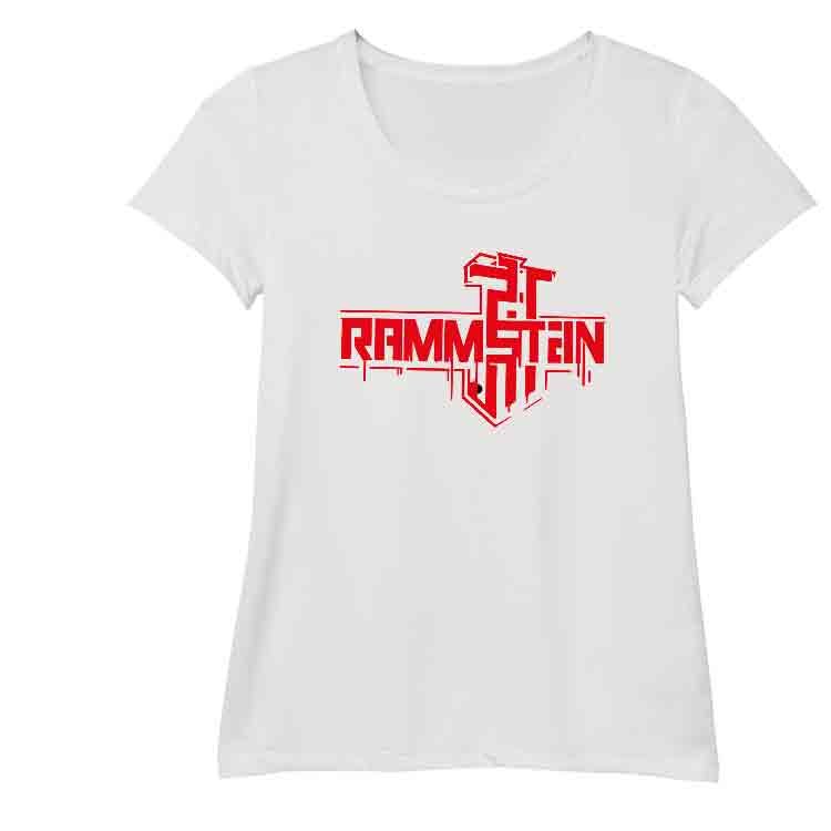 Rammstein Camiseta O-Neck - Blanco, S | | Historia Nuestra | Historia Nuestra