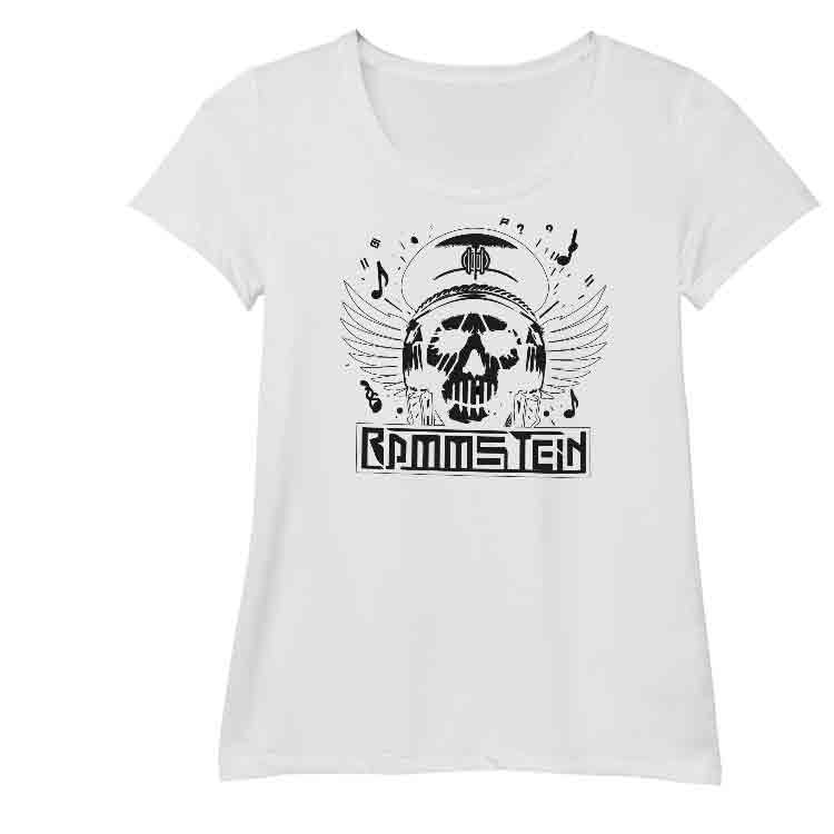 Rammstein Camiseta O-Neck - Blanco, S | | Historia Nuestra | Historia Nuestra