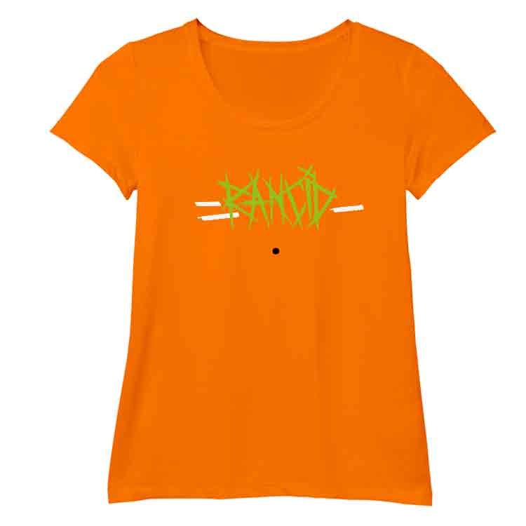 Rancid Camiseta O-Neck - Naranja, S | | Historia Nuestra | Historia Nuestra