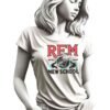 Rem - Camiseta Mujer clasica cuello redondo, manga corta