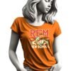 Rem - Camiseta Mujer clasica cuello redondo, manga corta