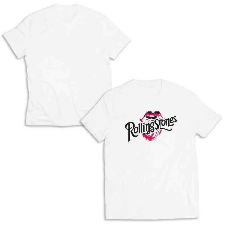 Rolling Stones Camiseta O-Neck - Blanco, S | | Historia Nuestra | Historia Nuestra