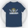 Sound Garden Camiseta V-Neck - Azul marino, S | | Historia Nuestra | Historia Nuestra