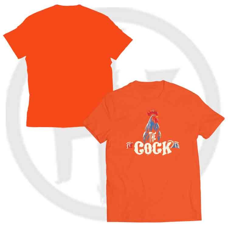 The Cock Camiseta O-Neck - Naranja, S | | Historia Nuestra | Historia Nuestra