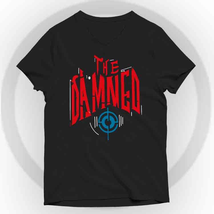 The Damned Camiseta V-Neck - Negro, S | | Historia Nuestra | Historia Nuestra