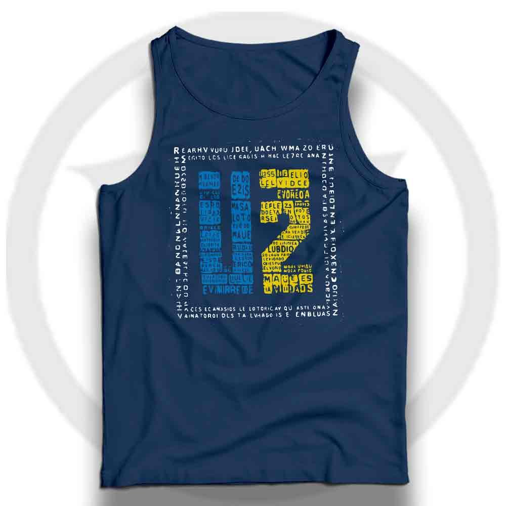 U2 Camiseta Tirantes - Azul marino, S | | Historia Nuestra | Historia Nuestra