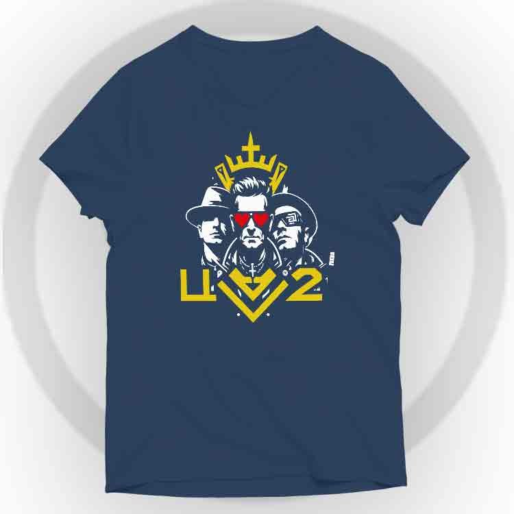 U2 Camiseta V-Neck - Naranja, S | | Historia Nuestra | Historia Nuestra