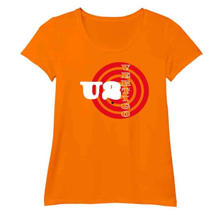 U2 Camiseta O-Neck - Naranja, S | | Historia Nuestra | Historia Nuestra