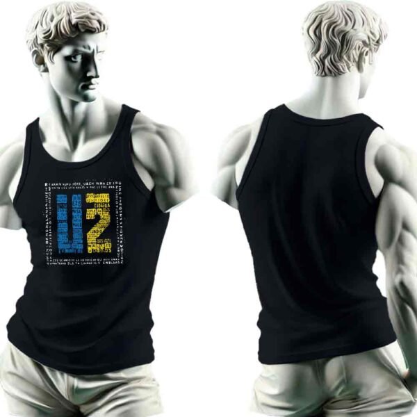 Camiseta Tirantes Hombre U2, Camiseta Tirantes loca U2, Camiseta Tirantes Moderna U2Camisetas Historia Nuestra, Camiseta Tirantes Unisex U2, Camiseta Tirantes urbana U2, U2 Camiseta | Historia Nuestra