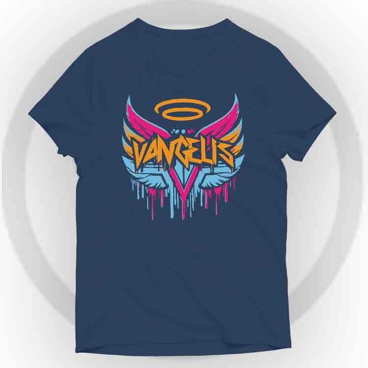 Vangelis Camiseta V-Neck - Naranja, S | | Historia Nuestra | Historia Nuestra