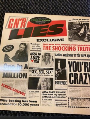 Guns N' Roses G N' R Lies (mislabelled)-LP