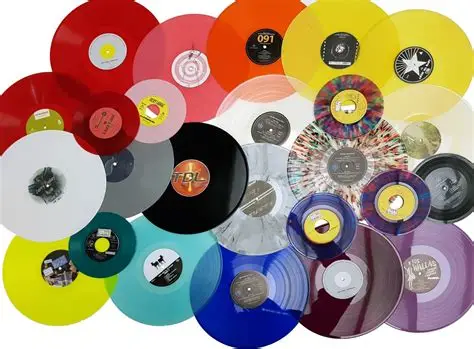 vinilo colorido en el mundo del coleccionismo