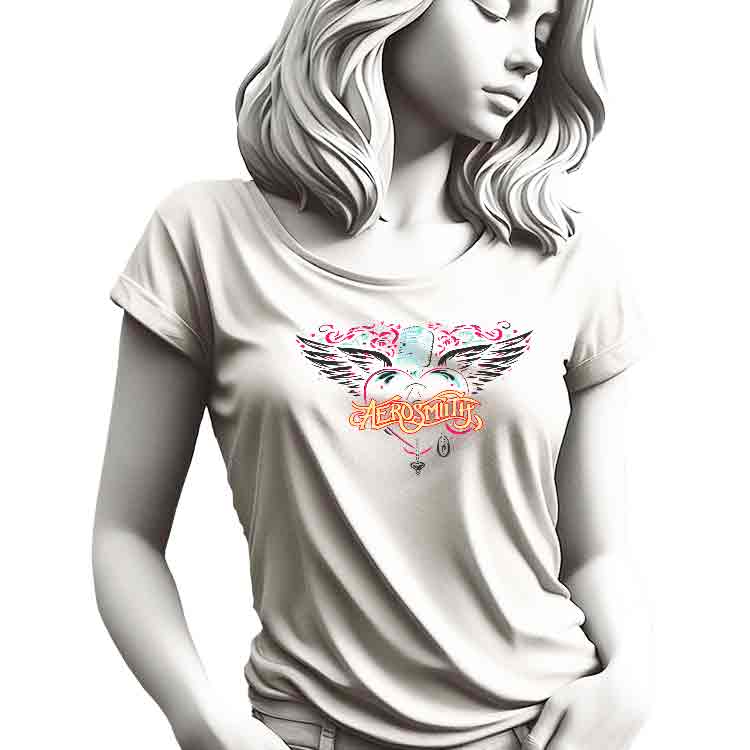 Aerosmith Camiseta O-Neck