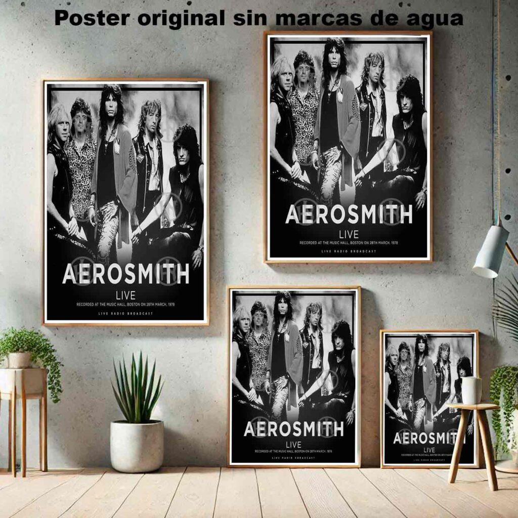 Aerosmith Póster