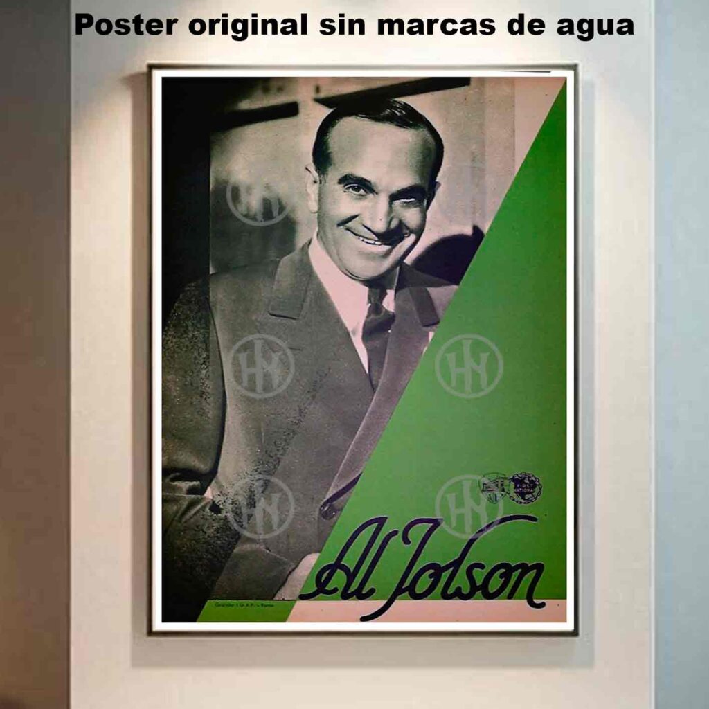 Al Jolson Póster