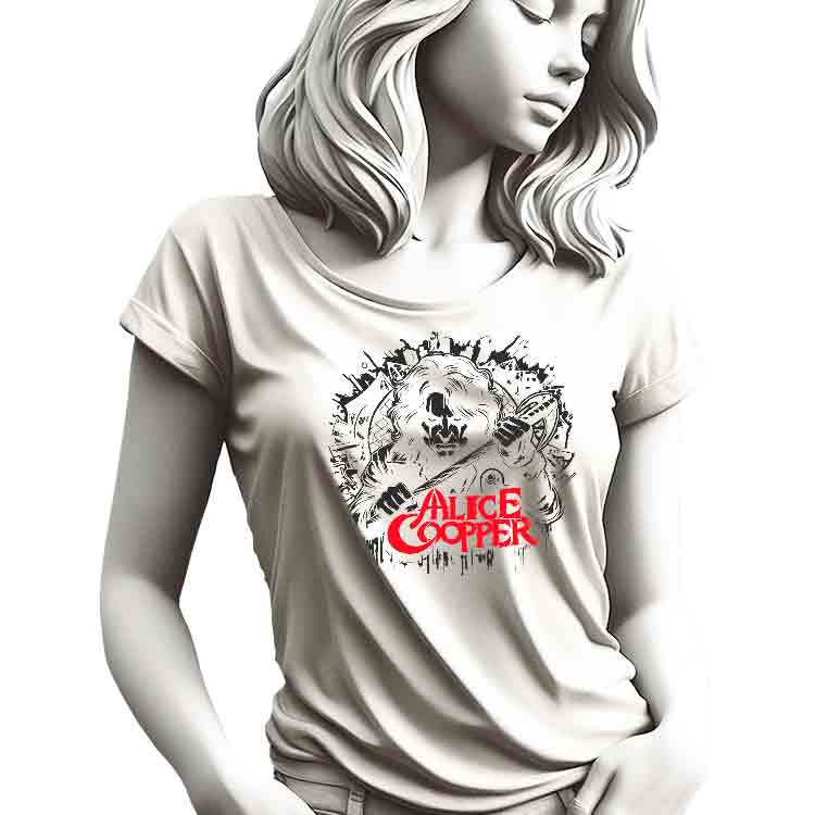 Alice Coopper  Camiseta O-Neck