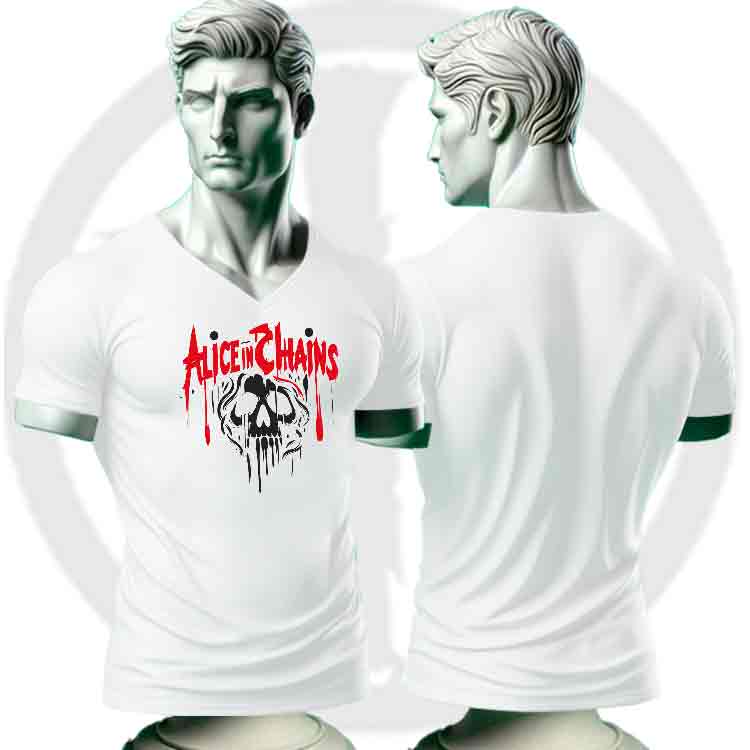 Alice in Chains  Camiseta V-Neck