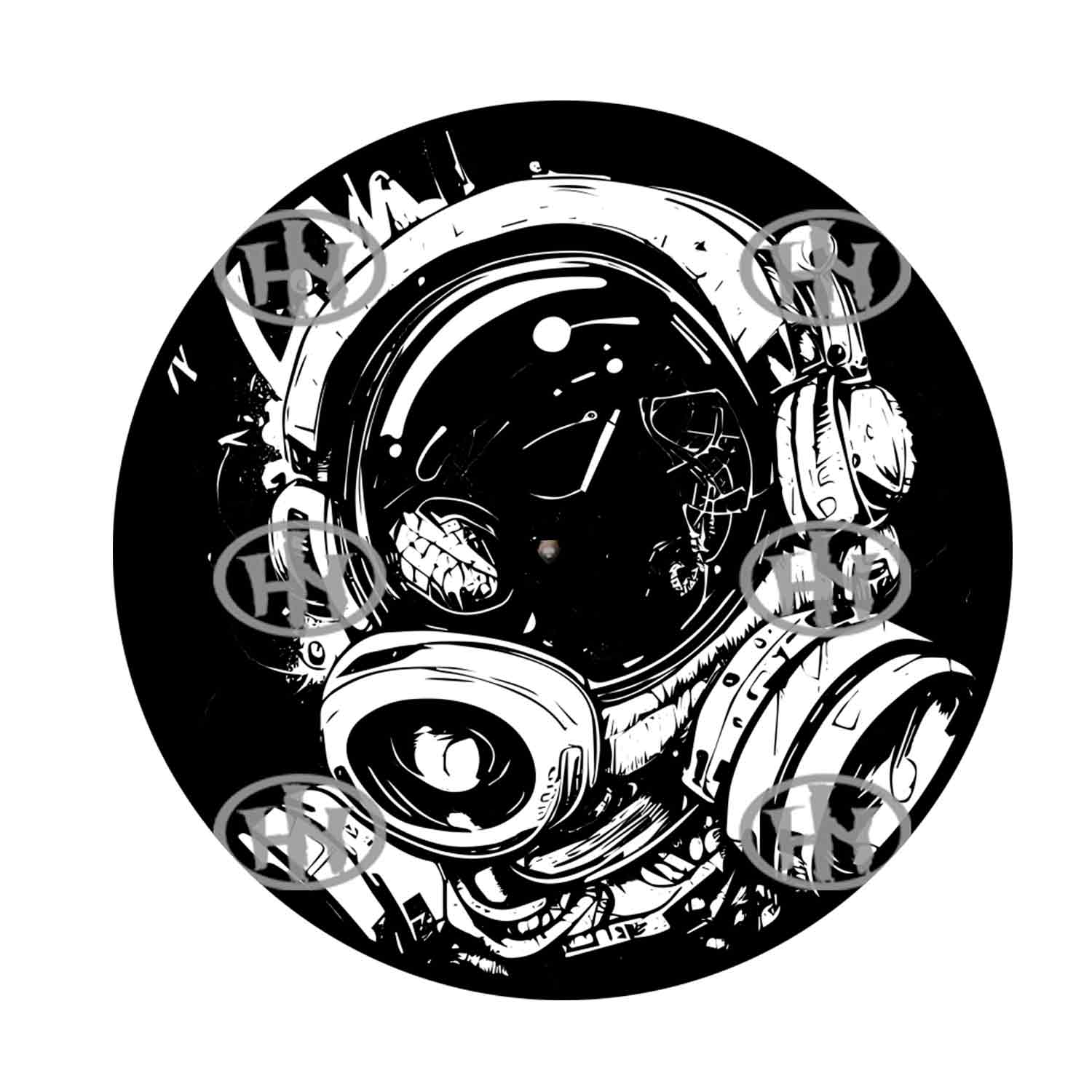 Astronauta-2 Slipmats personalizado para Djing: imagen 1