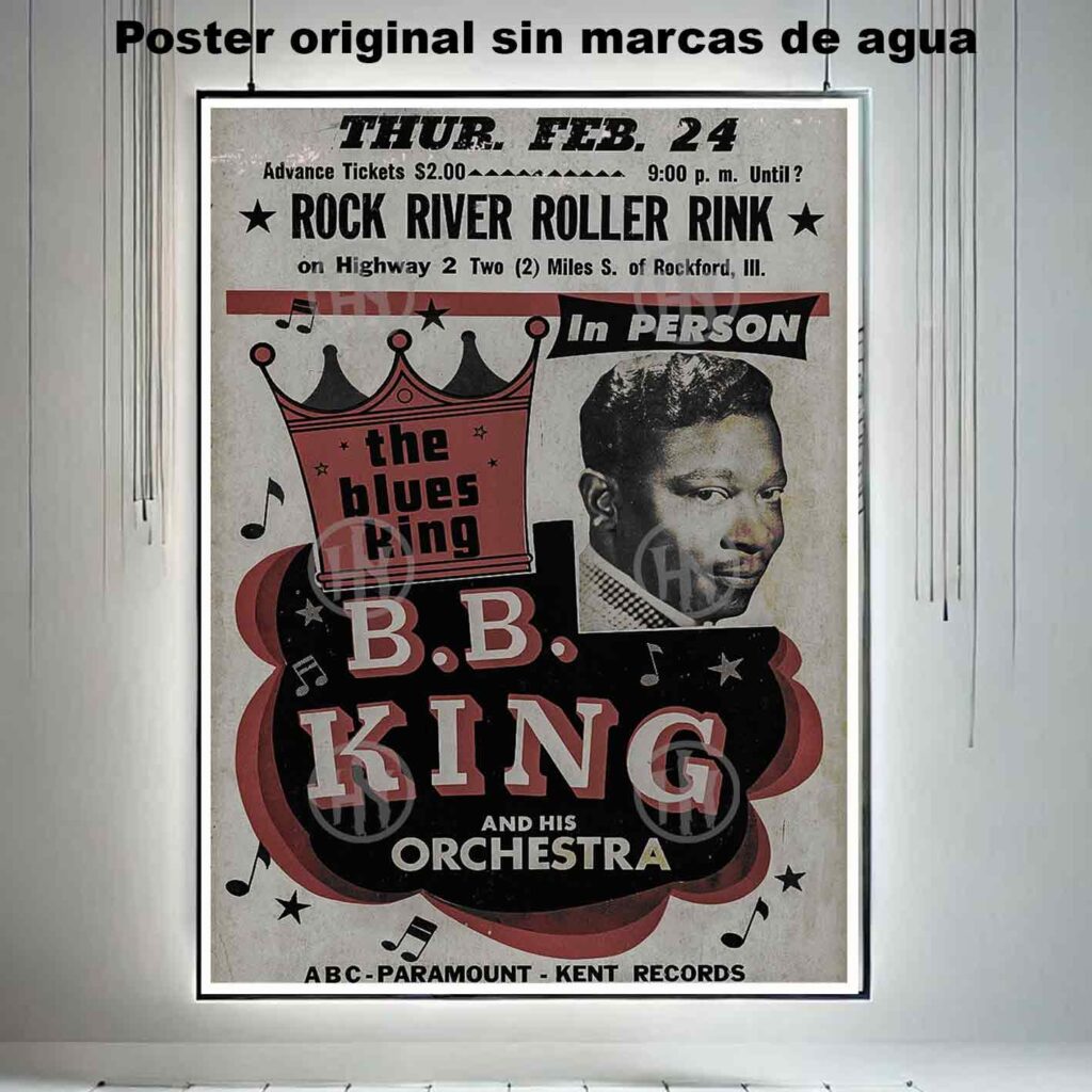 BB King & Orchestra Póster