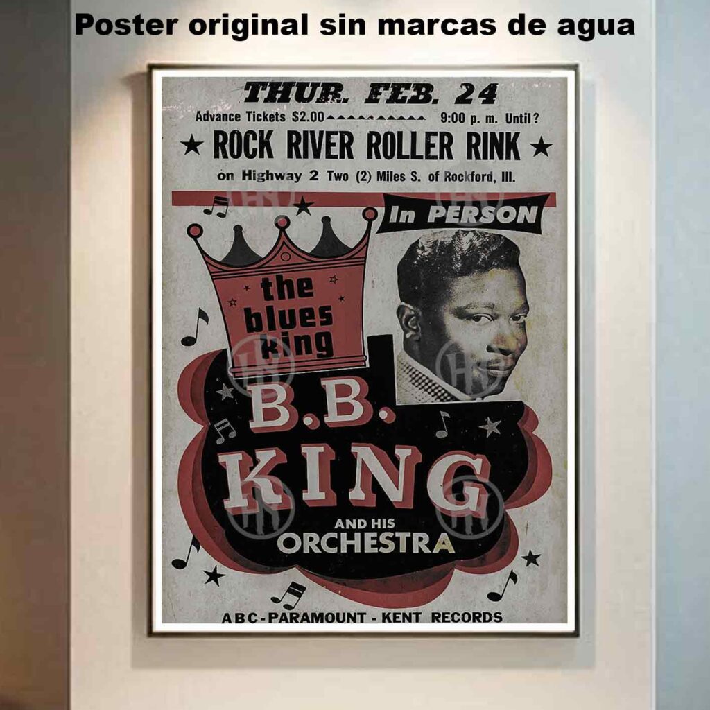BB King & Orchestra Póster