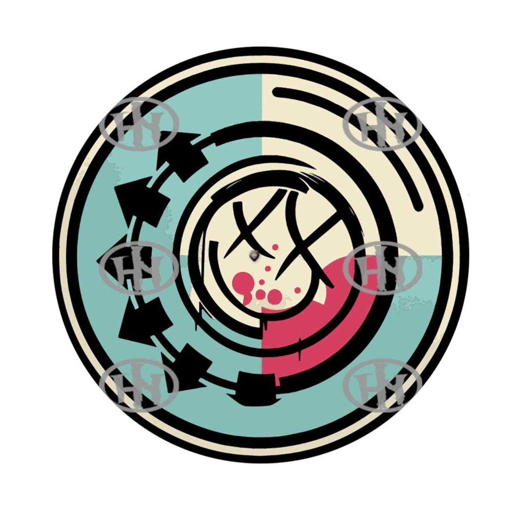 Blink-182-4 Slipmats personalizado para Djing