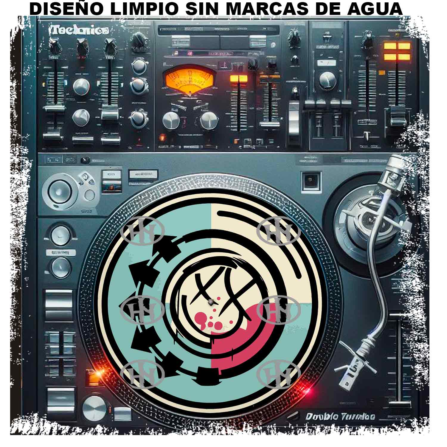 Blink-182-4 Slipmats personalizado para Djing: imagen 2