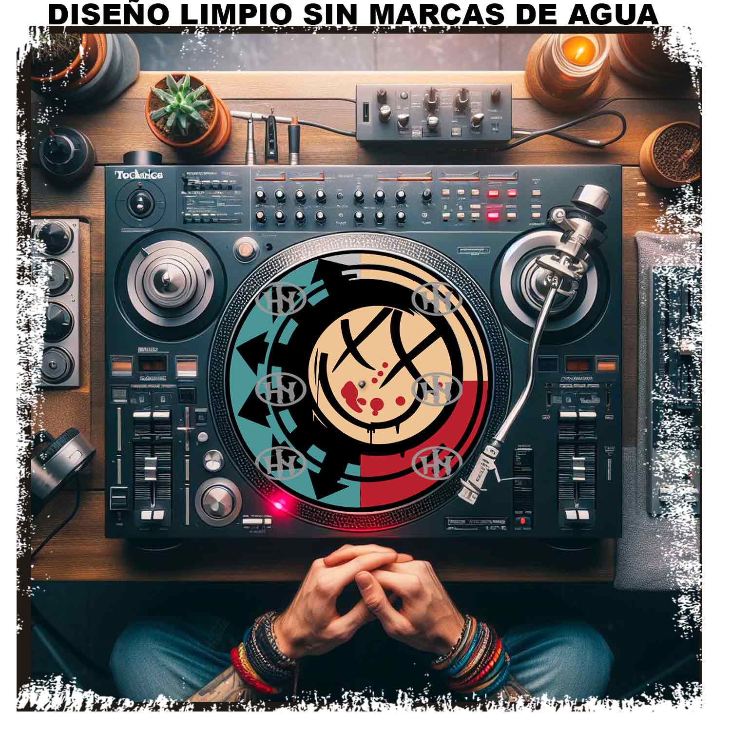 Blink-182-6 Slipmats personalizado para Djing: imagen 3