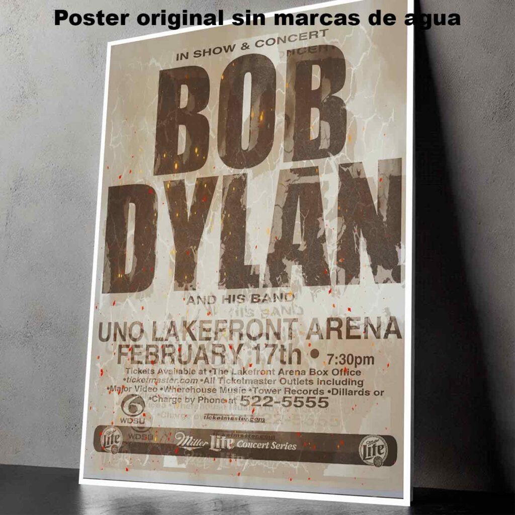 Bob Dylan Póster
