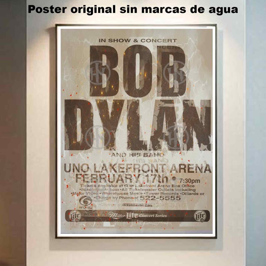 Bob Dylan Póster